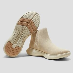Vivaia Delilah Urban Lightweight Slip On Comfort Water RPT Sneaker Boot Sand 9.5